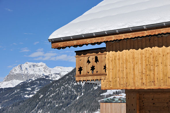 extérieur appartement à la location à Chatel